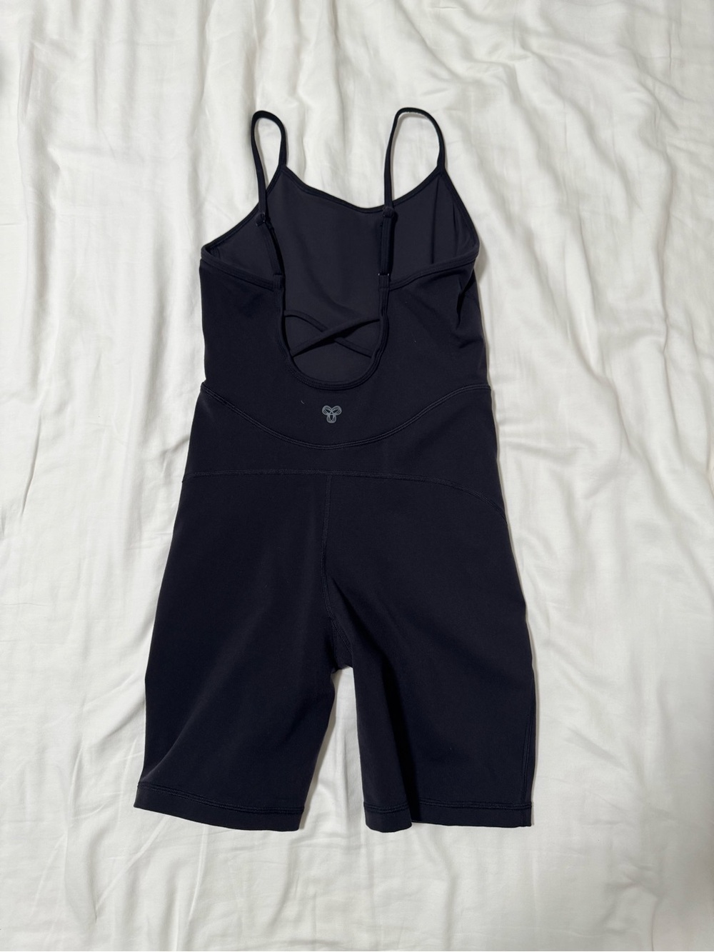 TNA Black Women's Strappy Bodysuit Romper